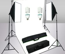 3m x 5m White Screen SoftBox Light Kit