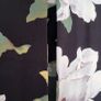 WAREHOUSE black floral crop jumpsuit with pockets Sz 12 UK Image 10