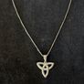 925 Sterling Silver Celtic Trinity Knot Necklace Image 3