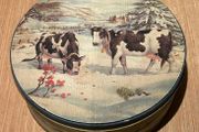 Vintage Round Biscuit / Cake Tin
