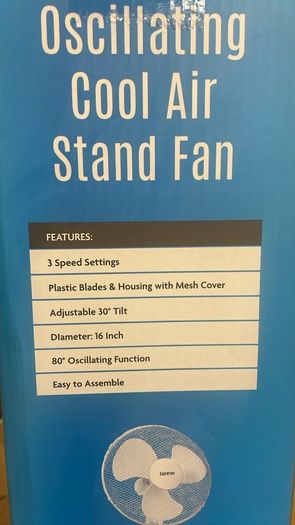 16" Pedestal Fan