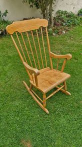 Wooden rocking chair