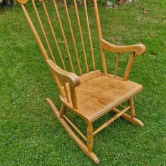 Wooden rocking chair