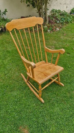 Wooden rocking chair