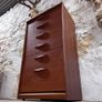 Vintage Mid-century Modern Austinsuite Teak Tallboy Chest Of Drawers Image 5
