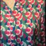 Gallery Geo Print Blouse  Size UK 8 EU 36  Colourful Long Sleeve Top Image 2
