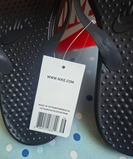 Nike Women's Solay Thong Flip-Flops (Size UK 6.5) - Black/White