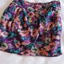 Purple Floral Mini Skirt - Size 8 Image 5