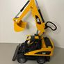 Vintage 2006 Bruder CAT Wheeled Caterpillar Excavator 1:16 Scale Image 6