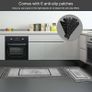 Kitchen Mat Sets Non slip Washable, 2 Pcs Kitchen Rugs and Mats, Anti Fatigue Kitchen Rug Sets for Home Decoration Office Standing Desk Image 5