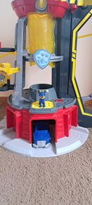 paw patrol tower, sea patroller, truck & figures