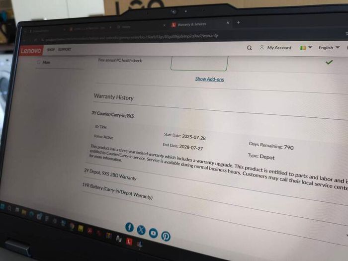 Gaming Laptop Lenovo Loq i5 12450HX 8/12 RTX3050 6gb 95w 16gb Ddr5 512GB Nvme 144hz Win11 Rgb