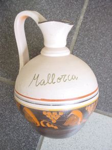 New - A Decorative Pottery "Mallorca" Jug.