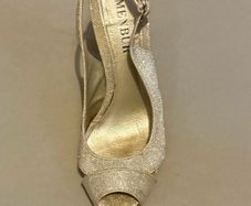 silver menbur heels size 3uk