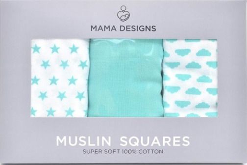 3 pack of Muslin Squares. New
