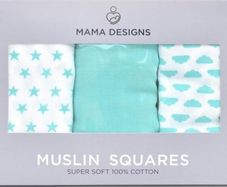3 pack of Muslin Squares. New