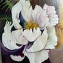 Large original "Magnolias-still life" painting Image 2