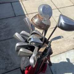 Full set of golf clubs
