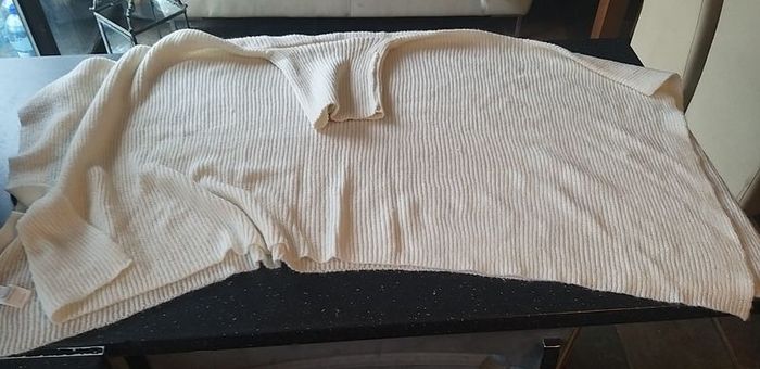 Cream Poncho