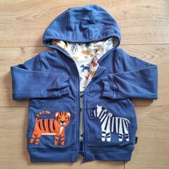 Reversible hoodie - 2 designs 6-12 months