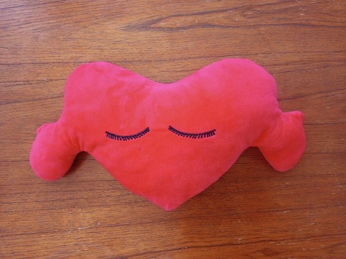 Heart-Shaped Cushion
