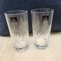 2 Royal Doulton Tumbler Glasses