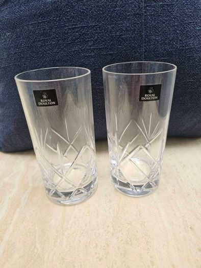 2 Royal Doulton Tumbler Glasses