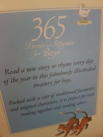 365 Stories and Rhymes for Boys A Story a Day for every Bedtime