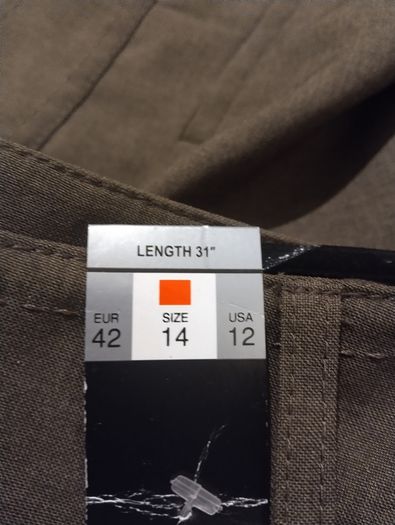 Brown Dressy Trousers, New With Tags,