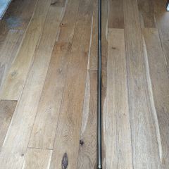 Gold curtain pole