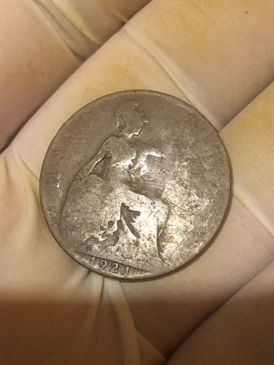 George V Half Penny 1915-1922 x11 Pictures