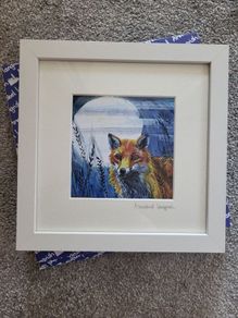 Fox & Moon Print