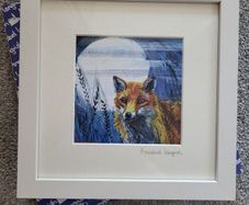 Fox & Moon Print