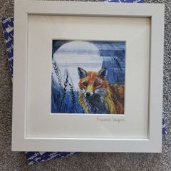 Fox & Moon Print