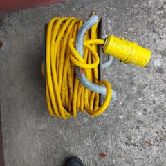 120V Industrial Trade Cable Reel 50 Metres Long With 2 Outlets