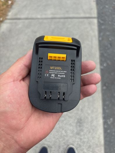 Battery Adapter For Makita 18V Bl1830 Bl1860 Bl1815 Li-Ion Battery To For Dewalt 18V 20V Dcb200 Li-Ion Battery