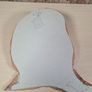 Leather face mask wall art handmade wall hanging Image 8