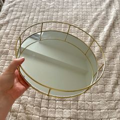 Decorative mirror plate