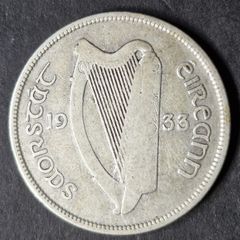 Ireland 1933 Silver Florin