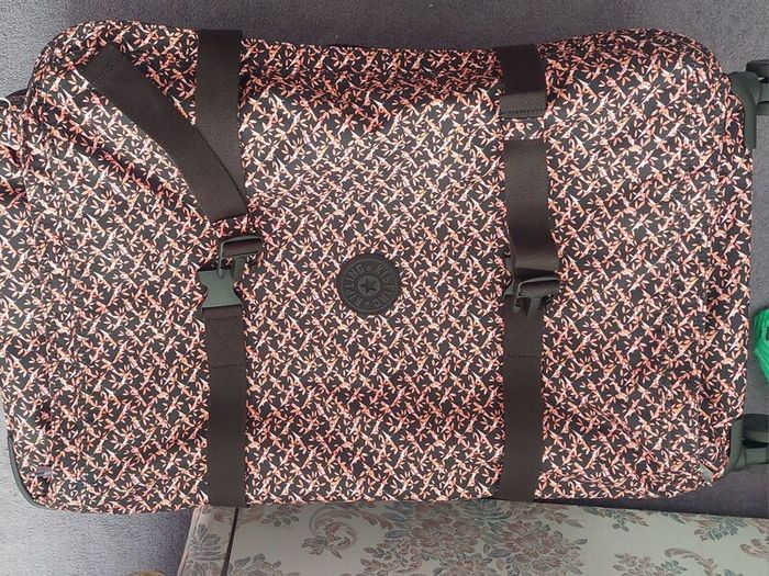large wheeled  Kipling suitcase