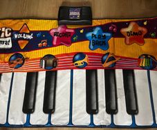 Gigantic keyboard playmat music works perfectly
