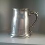 Leonard Eales of Sheffield Glass Bottom Pewter Tankard Image 2