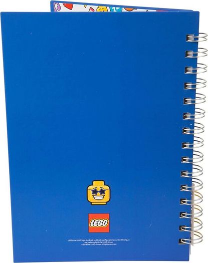 LEGO Superstar Multicolor A5 Notebook Sambro Brand New Factory Sealed