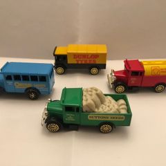 Set Of 4 Vintage Corgi Advertising Trucks