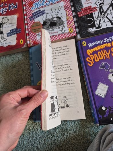 diary of a whimpy kid books