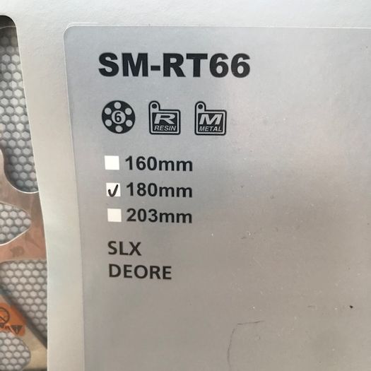 Shimano SM-RT66 180mm Brake Disk