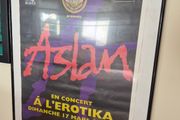 Aslan gig poster Paris 1997.