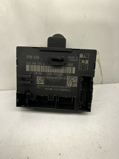 Audi A3 2012 Osf Driver Side Front Door Control Module 5q0959593a A2l6b4s