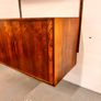 Kai Kristiansen Rosewood wall system with tambour cabinet Denmark 1960s Image 2