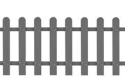 Picket Fence Wpc 200x60 Cm Multiple Sizes/colours Available (free Postage)